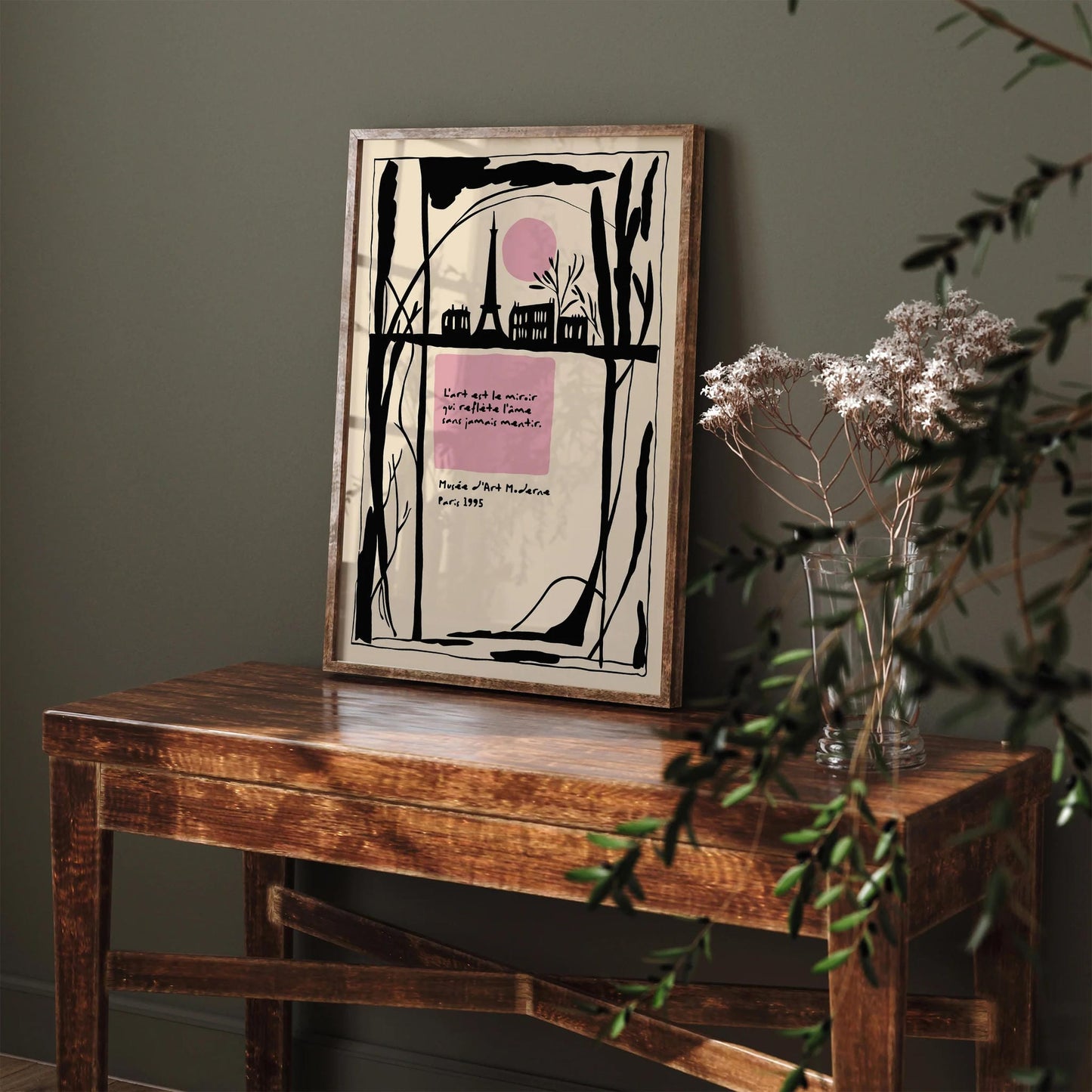 Museum Paris France Poster – Retro Art Print