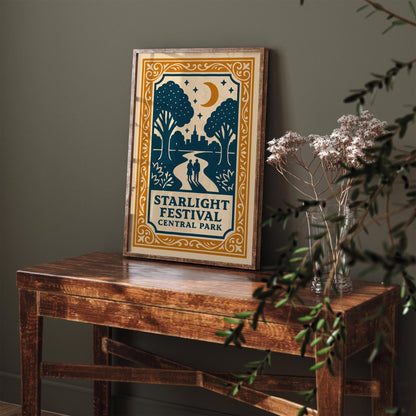 Starlight Festival Central Park NYC Poster