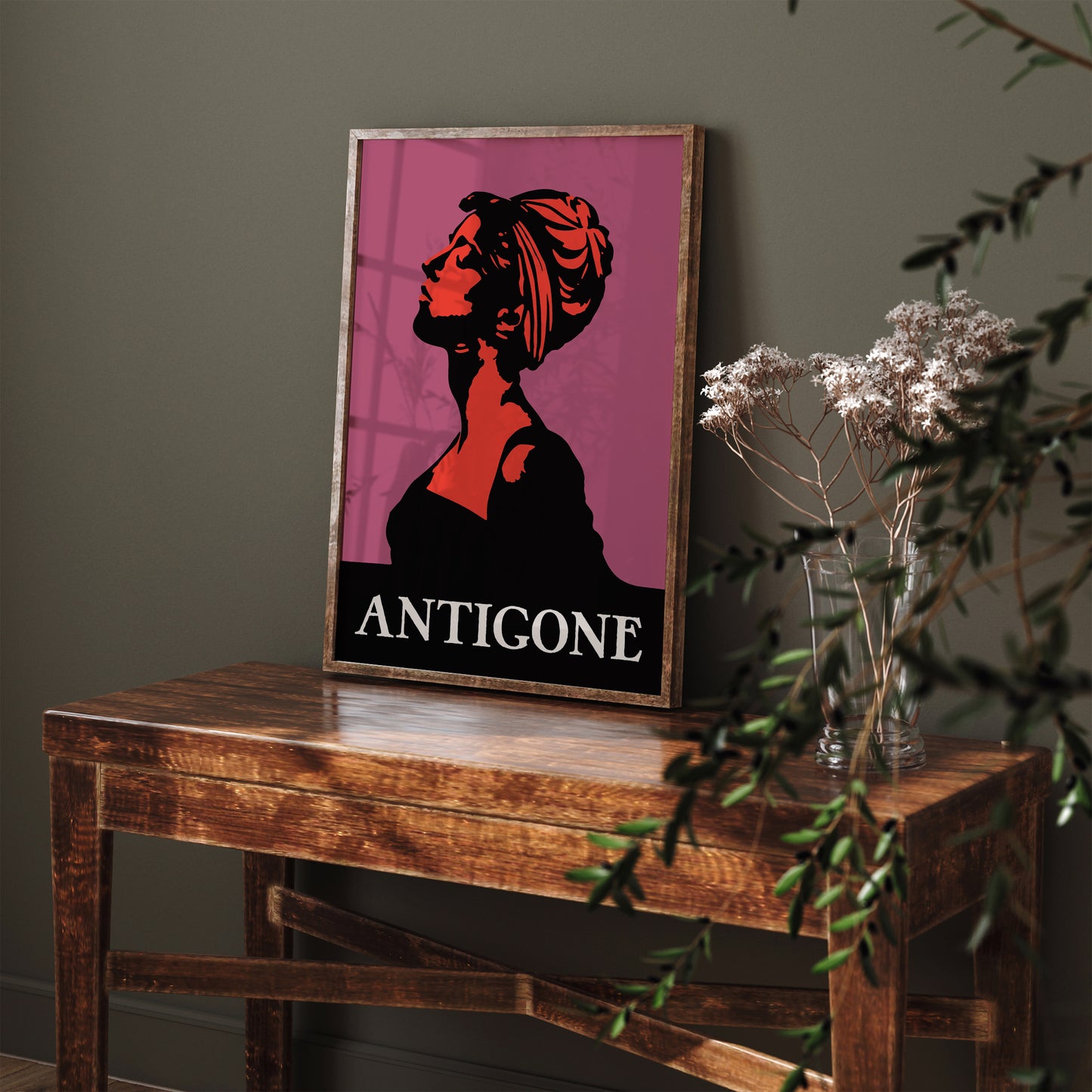 Antigone - Vintage Theater Poster Print