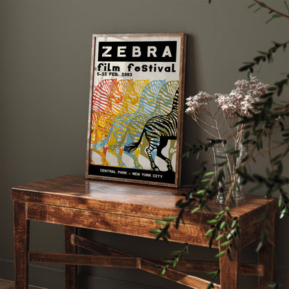 Zebra Film Festival - NYC Advertising Poster