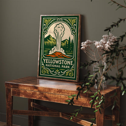 Yellowstone National Park Poster