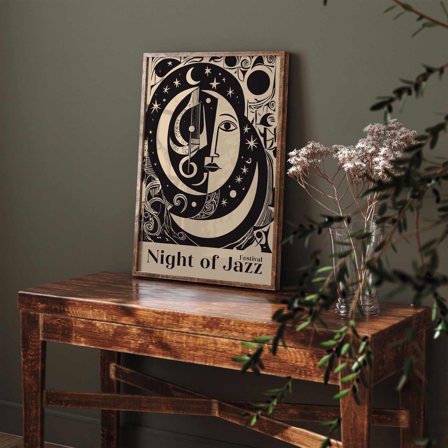 Night of Jazz Music Festival Poster