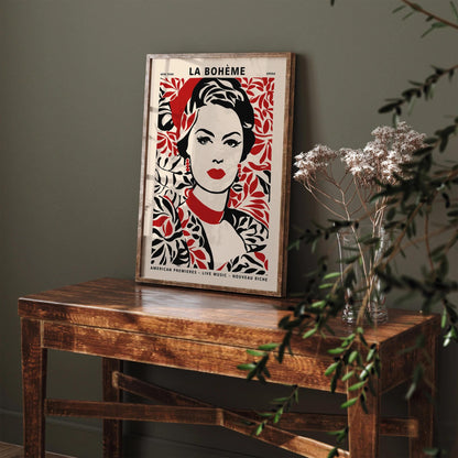 La Bohème Opera Poster – New York City Art Print