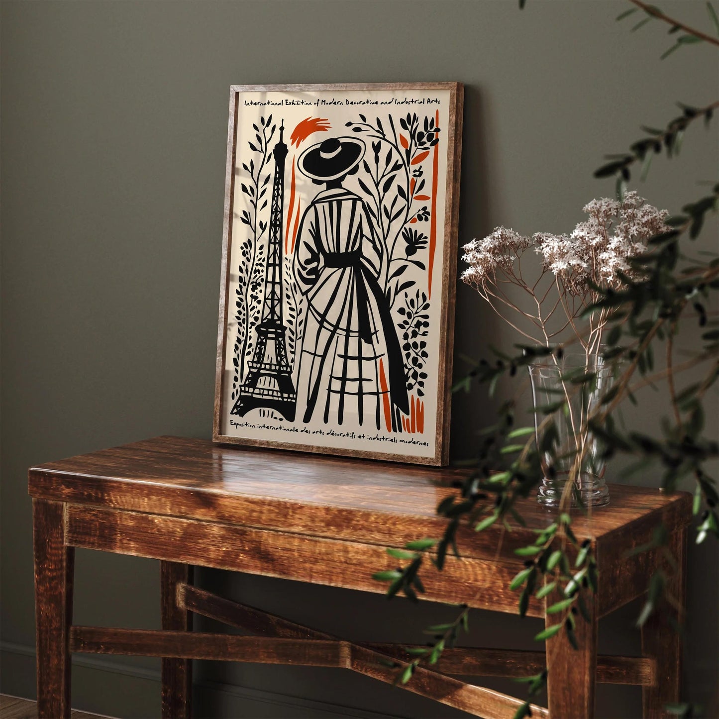 Modern Exposition Paris Vintage Poster