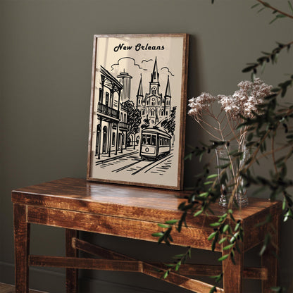 New Orleans Travel Poster