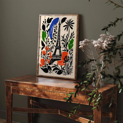 Paris France Exhibition Poster