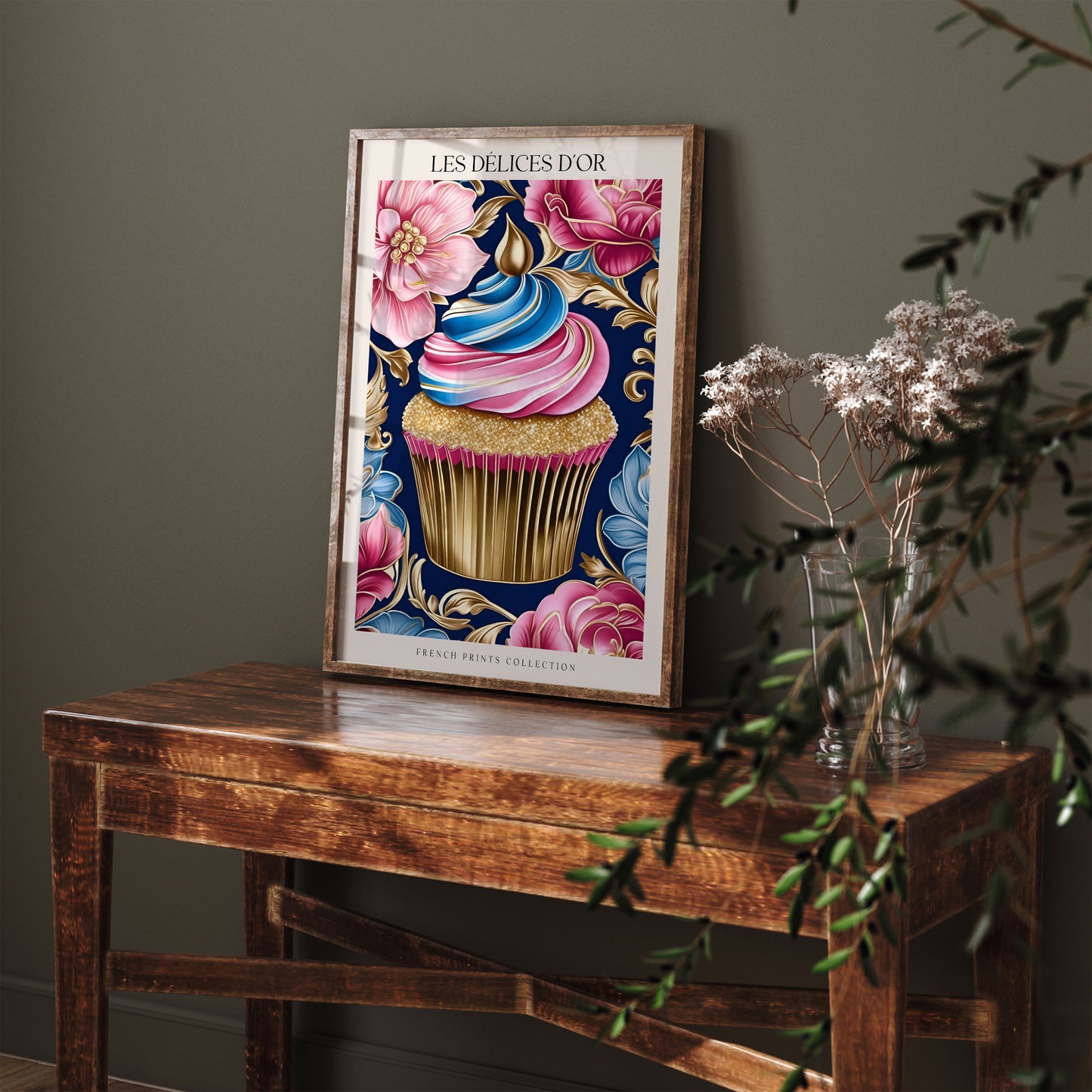 Elegant Patisserie Wall Art: French Bakery Poster Print
