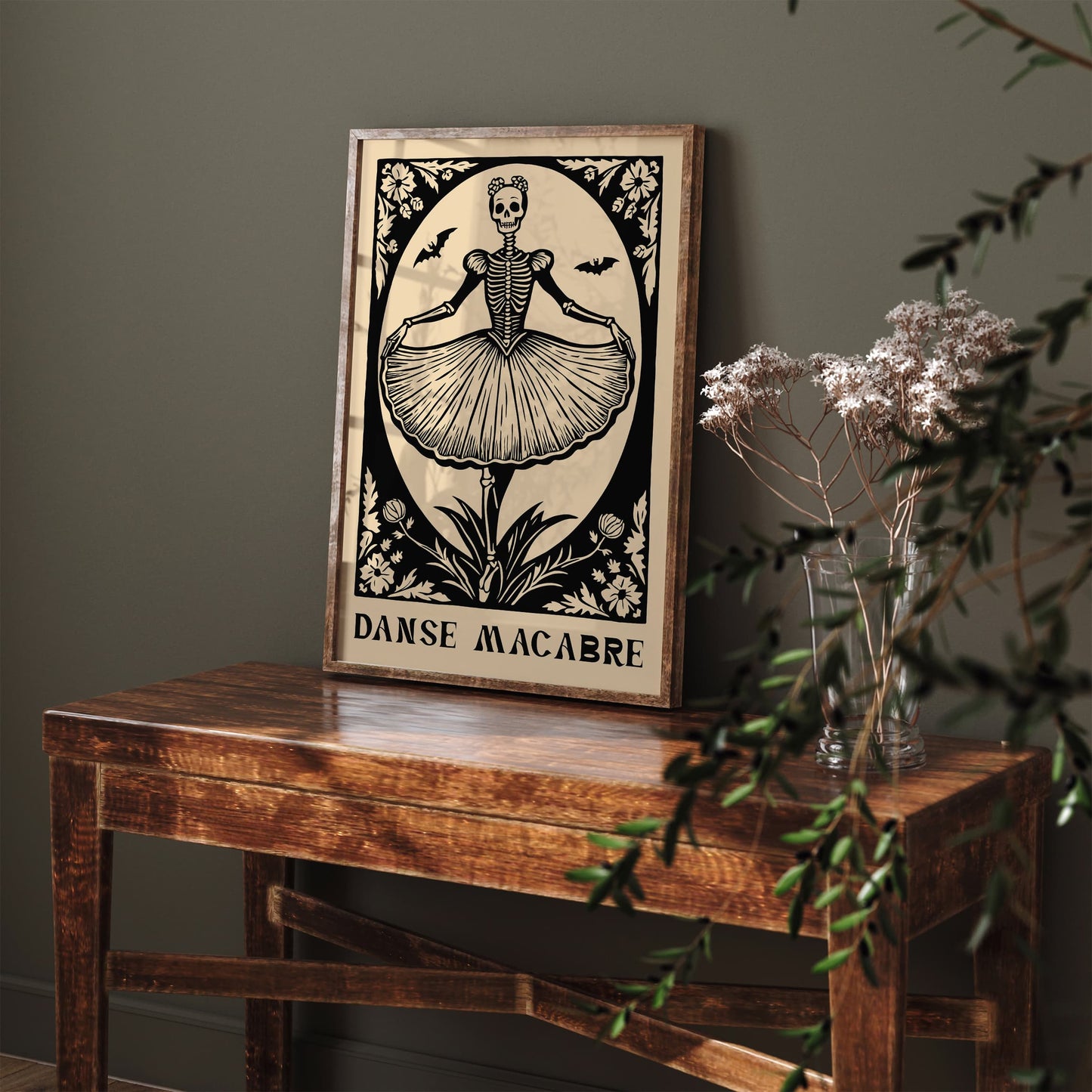 Danse Macabre Gothic Ballerina Poster