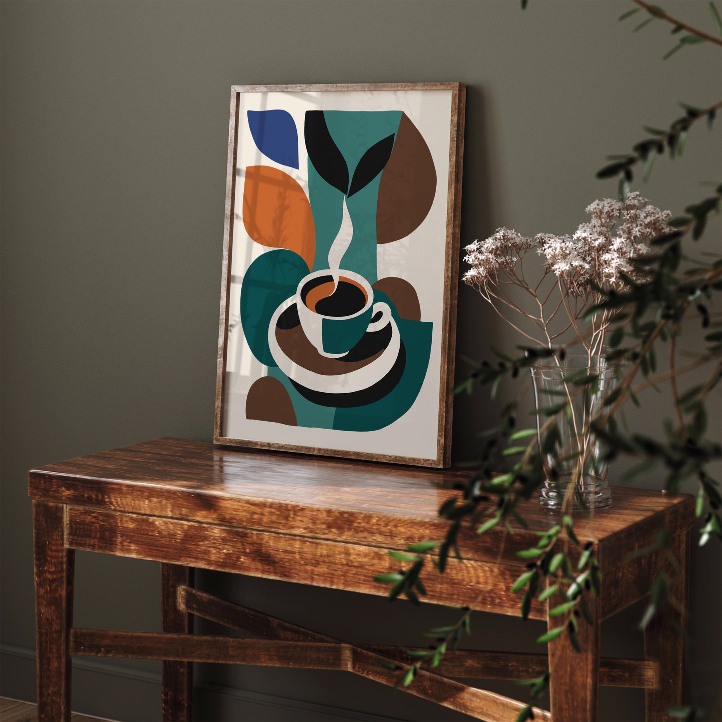 Modern Cafe Wall Art Decoration