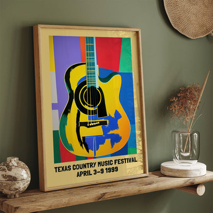 Texas Country Music Festival 1999 Poster