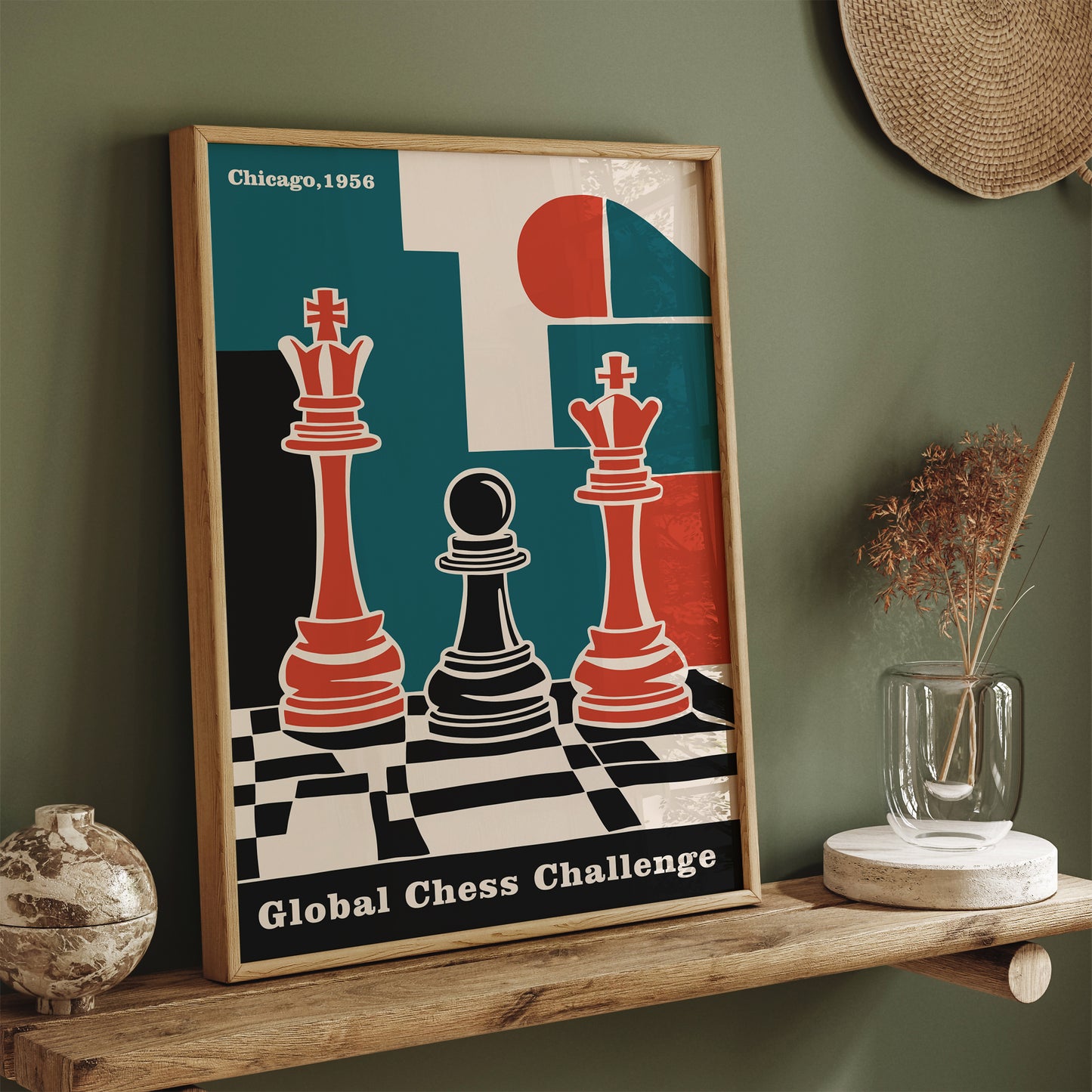 Global Chess Challenge Chicago Poster