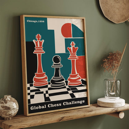 Global Chess Challenge Chicago Poster