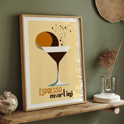 Espresso Martini Drink Poster