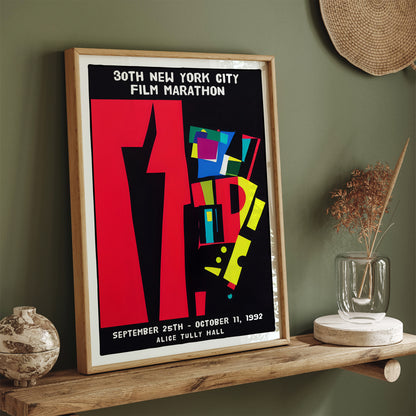 1992 NYC Film Festival Poster Print