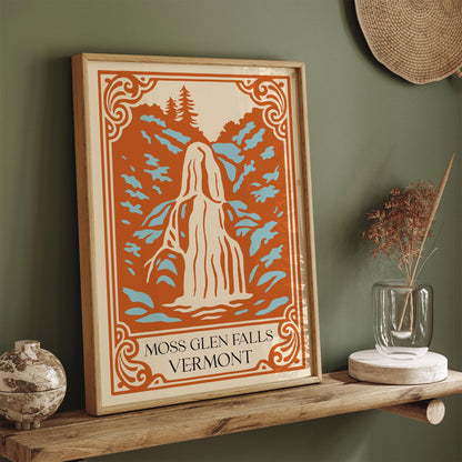 Moss Glen Falls Vermont Poster