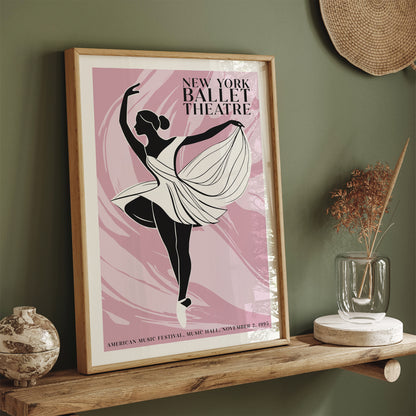 NYC Pink Ballet Poster