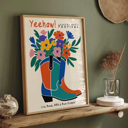 Country Music Festival Poster 2025