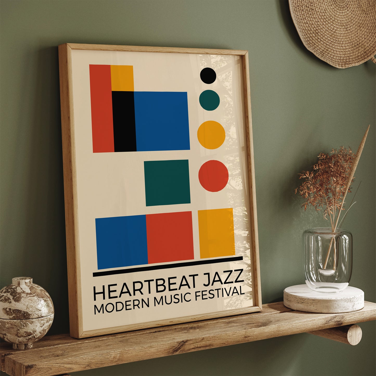 Modern Jazz Bauhaus Style Wall Art 2024