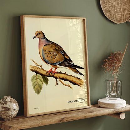 Mourning Dove Bird Poster