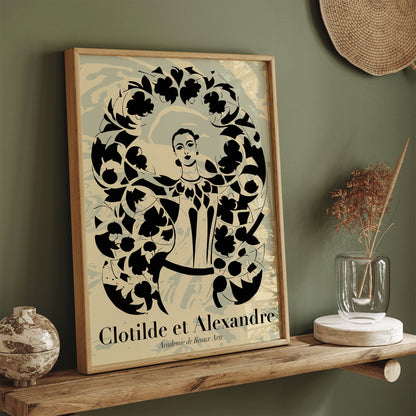 Clotilde et Alexandre - French Ballet Poster