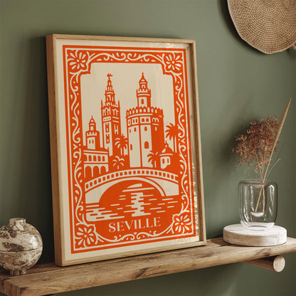 Orange Seville Travel Poster.jpg
