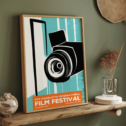 Charlotte Film Festival Retro Poster