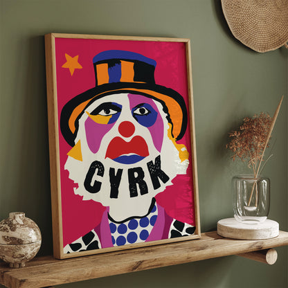 Cyrk - Polish Circus Clown Poster