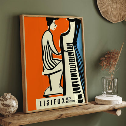 Lisieux Jazz Festival Vintage Poster