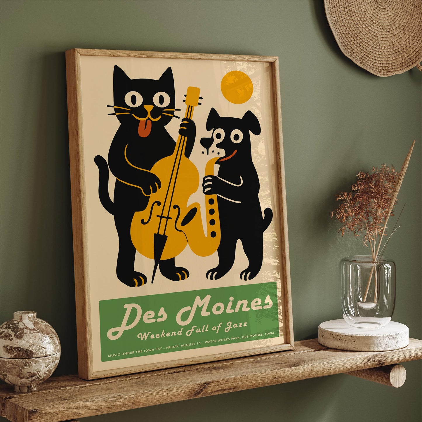 Des Moines Iowa Jazz Festival Poster