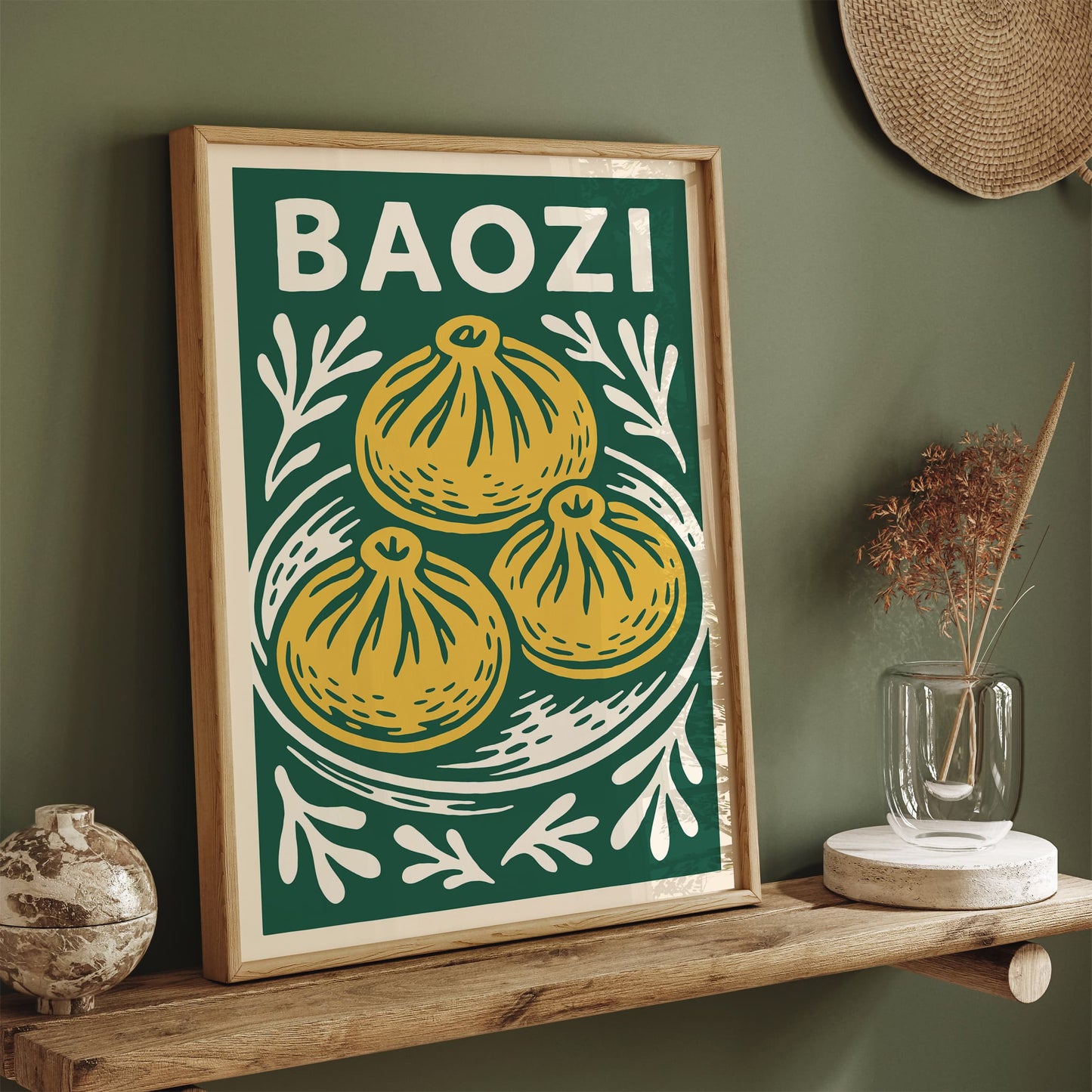 Baozi - Asian Food Wall Art Print