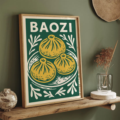 Baozi - Asian Food Wall Art Print