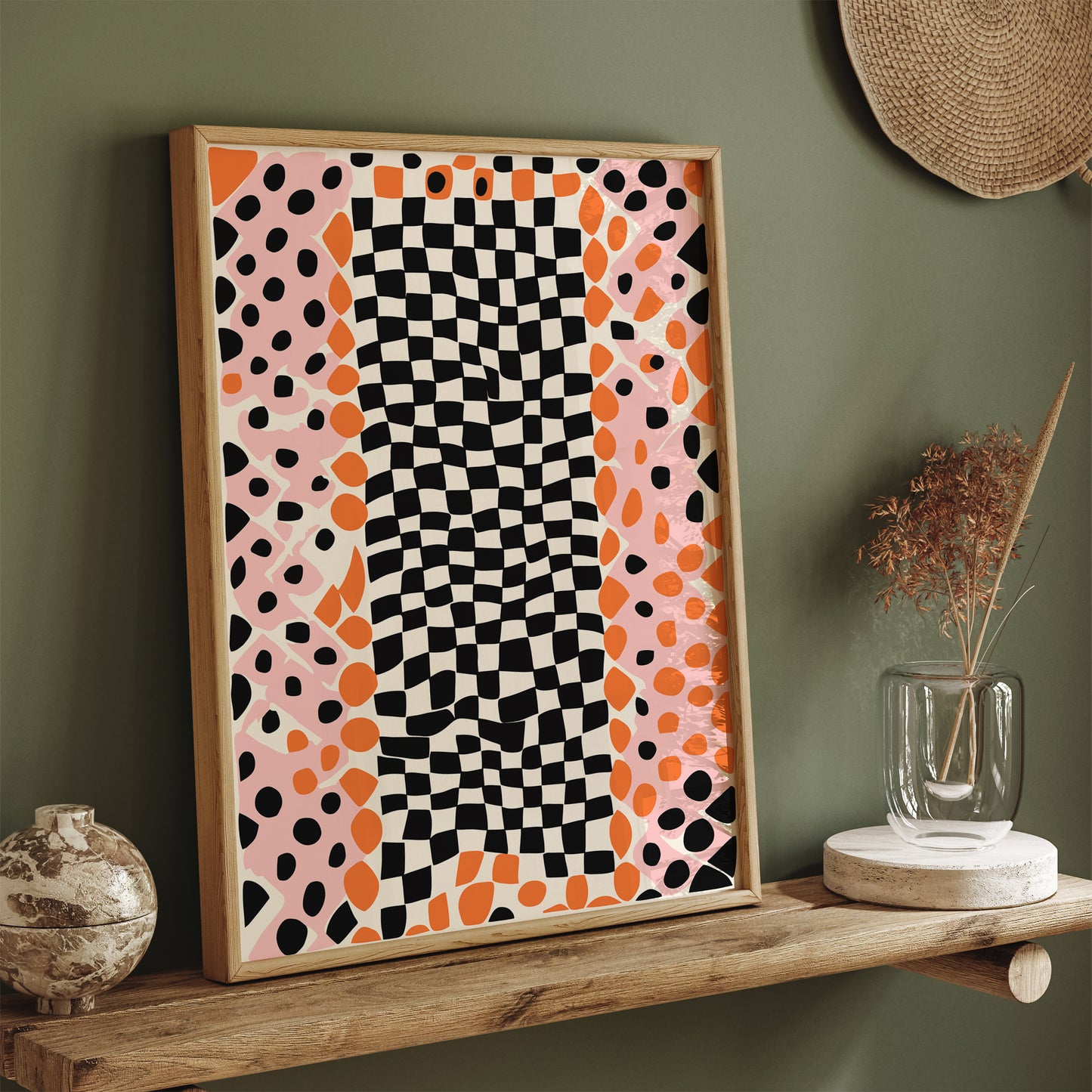 Mid Century Modern Pattern Art Print