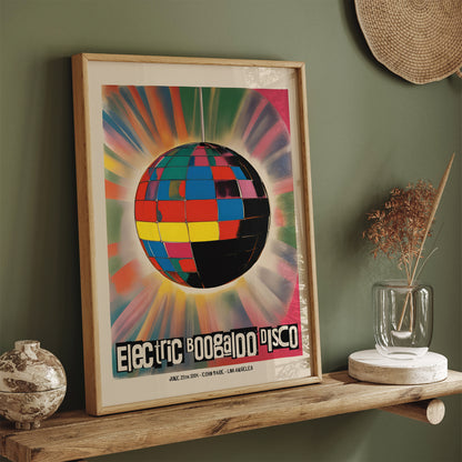 Electric Boogaloo Disco Los Angeles 70s Art Print