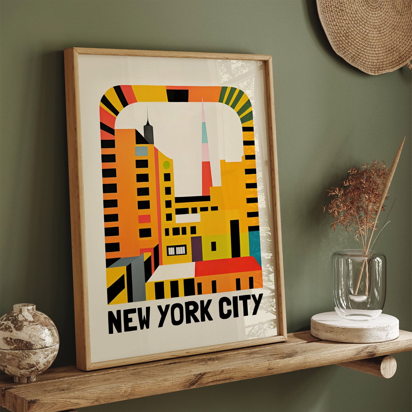 New York City Minimal Art Print