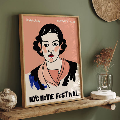 NYC Movie Festival Retro Poster