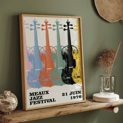 Meaux Jazz Festival 1976 Poster