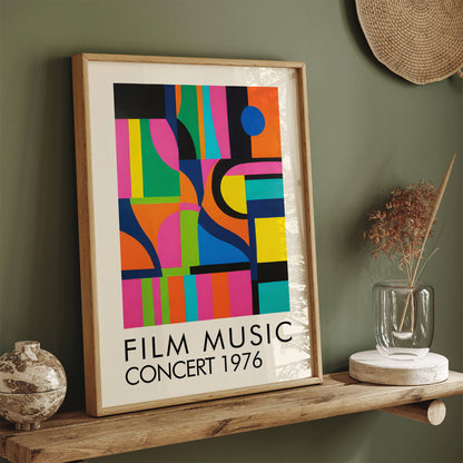 Film Music Concert Retro Art Print