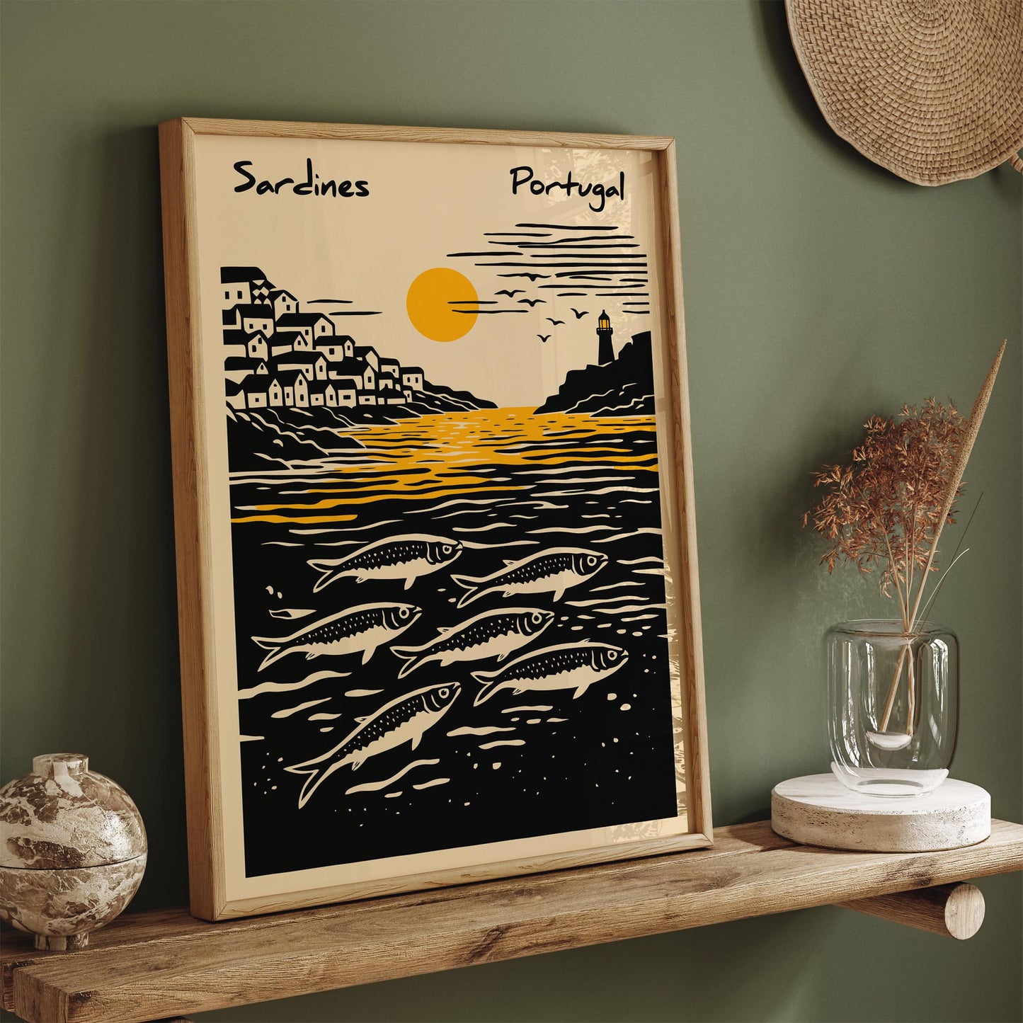 Sardines Portugal Wall Art Print 2026