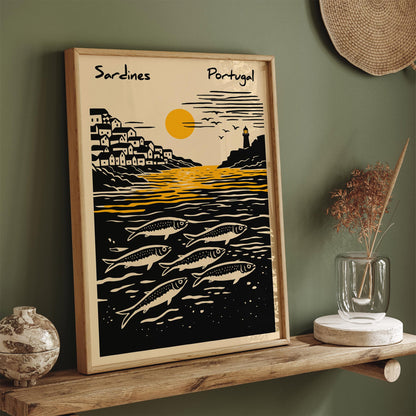 Sardines Portugal Wall Art Print 2026