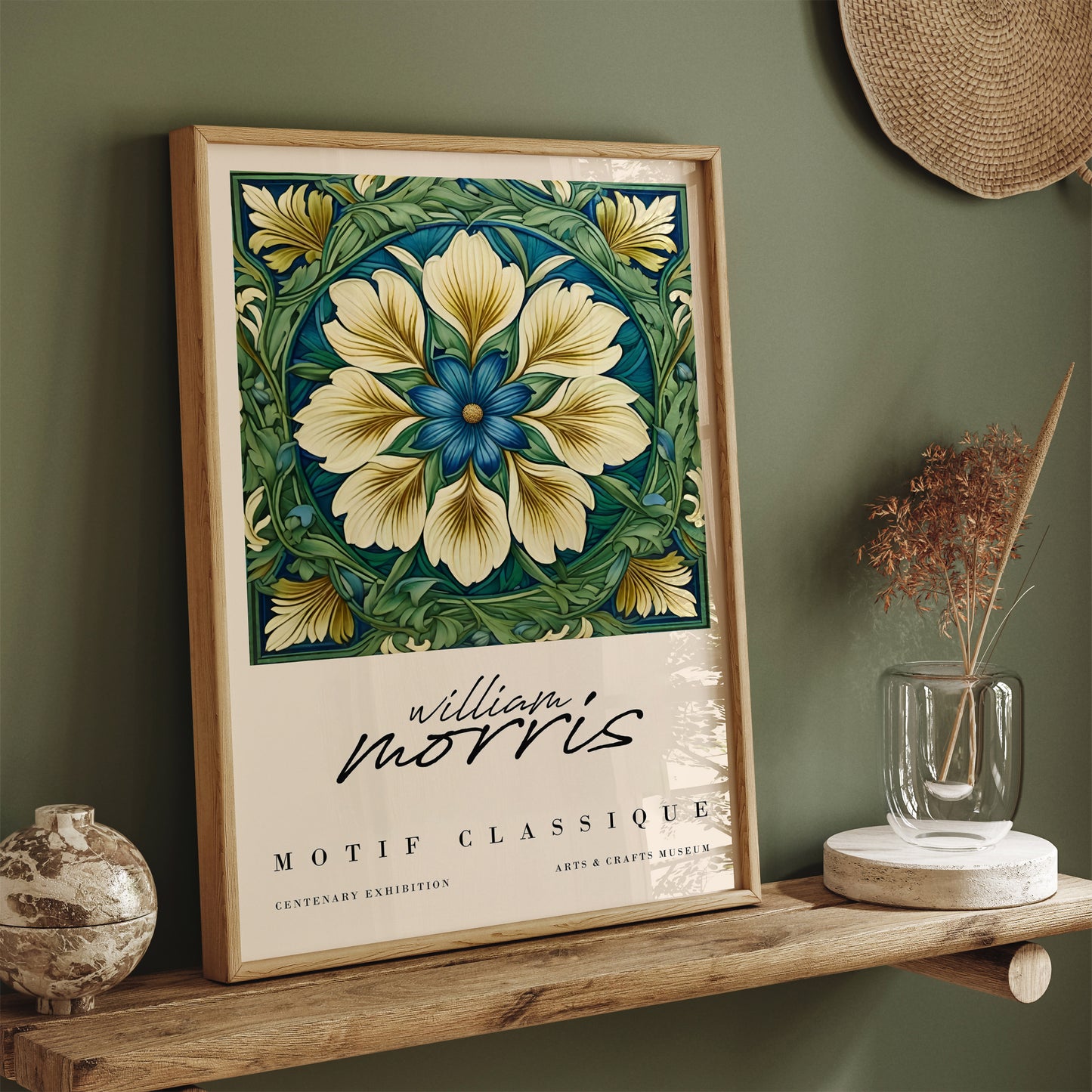 Green Botanical W. Morris Wall Art 2024