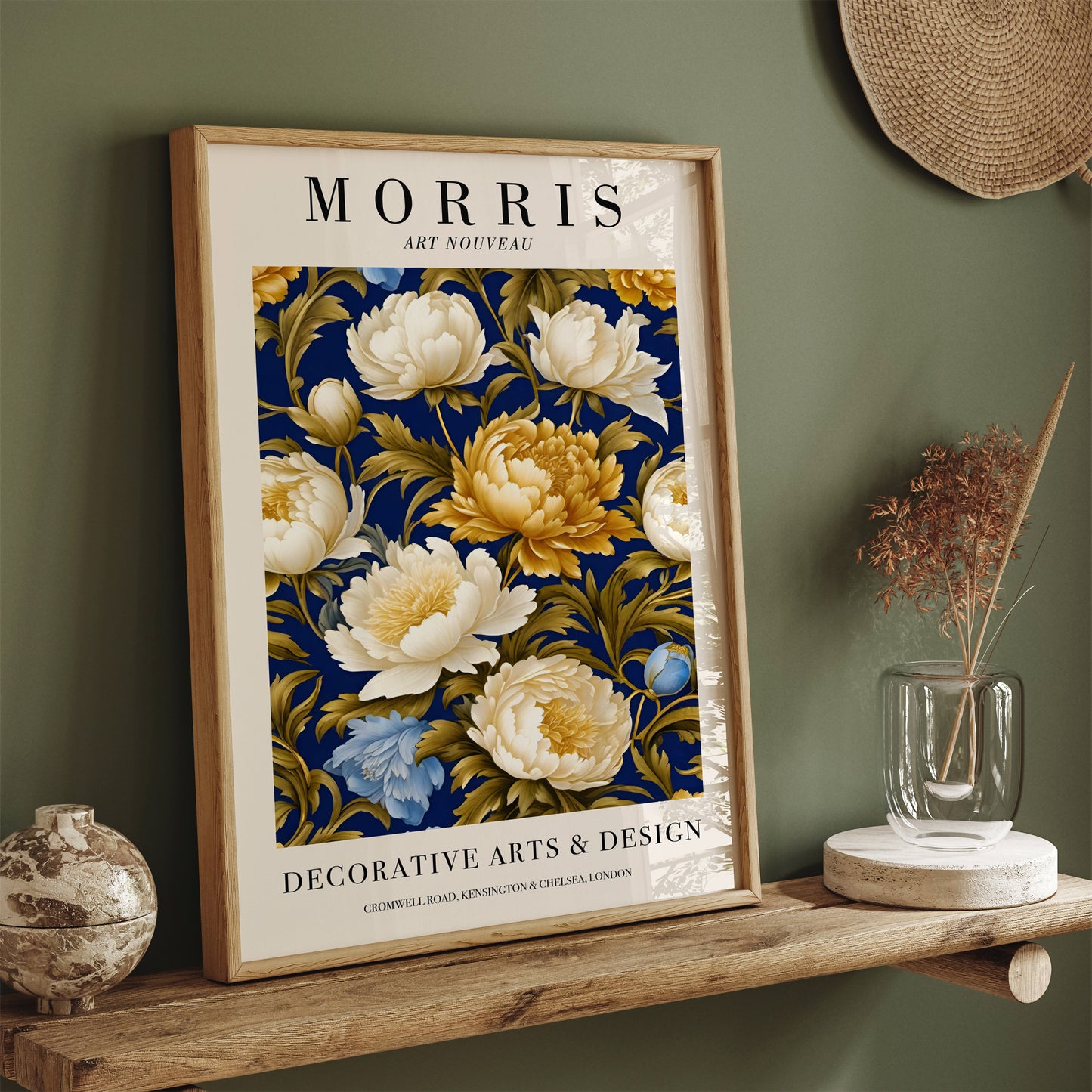 Dark Academia Style Morris Wall Art