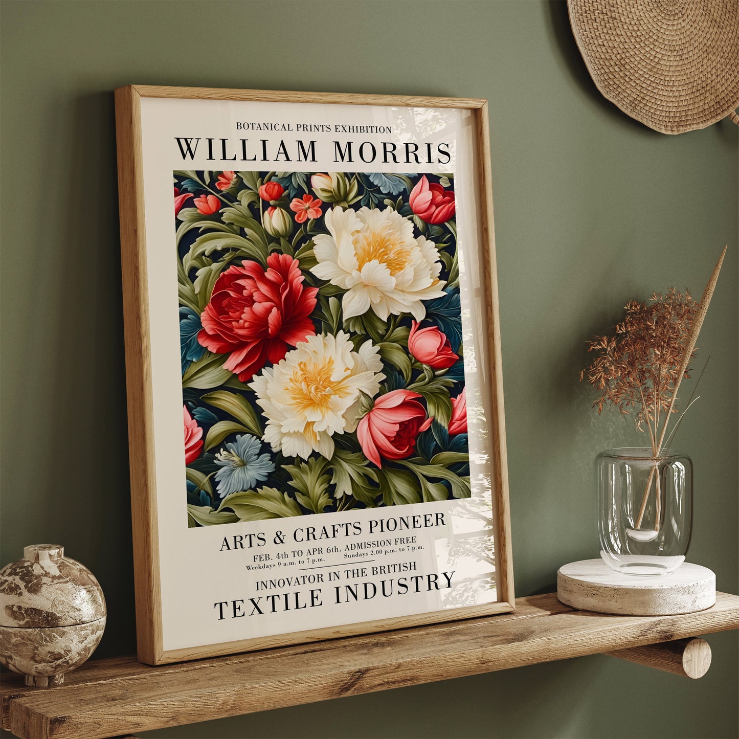 Art Nouveau Botanical Morris Wall Art