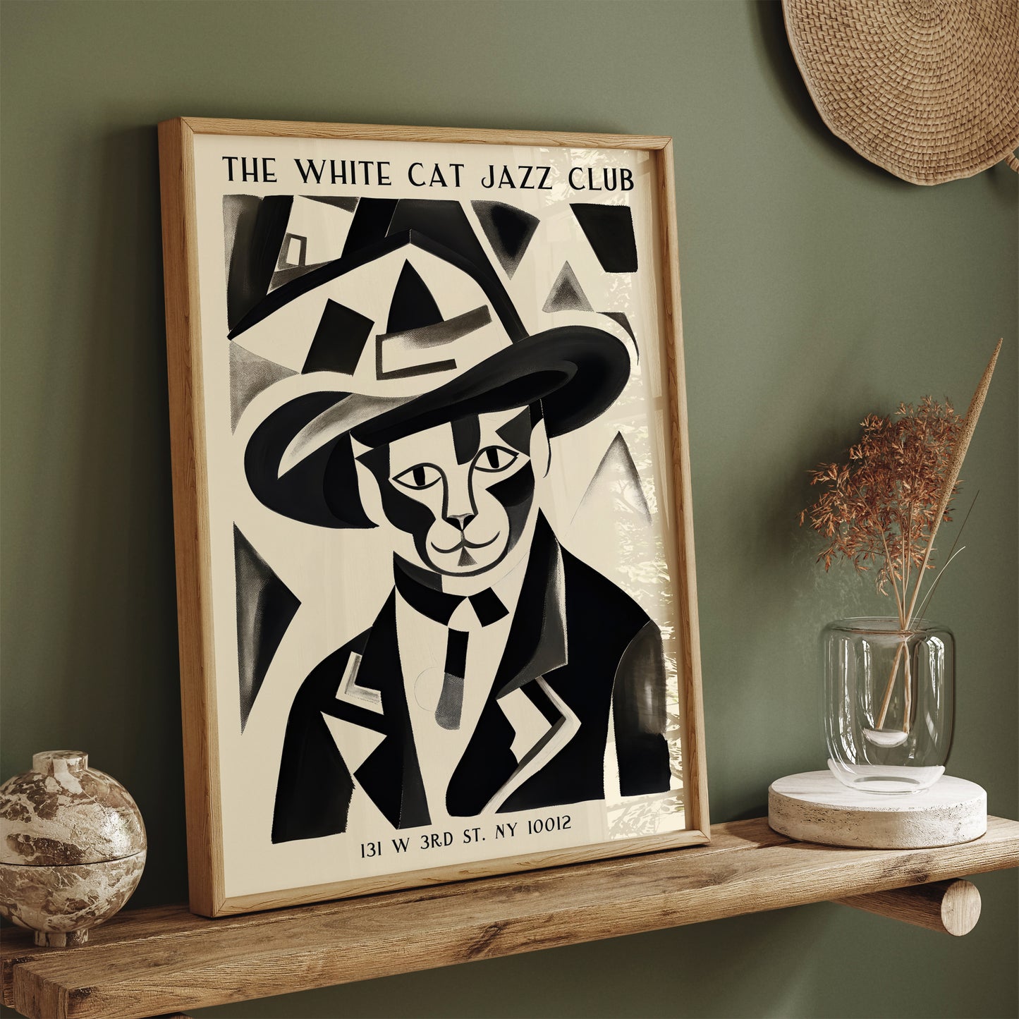 The White Cat Jazz Club NYC Poster