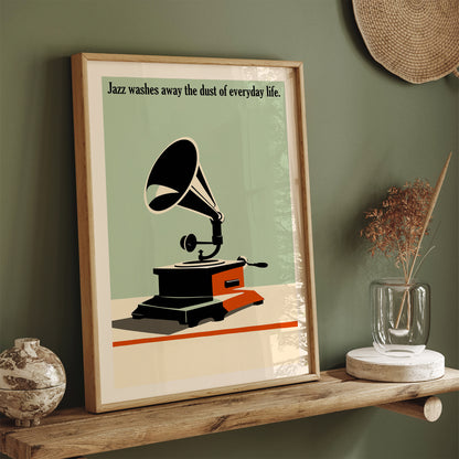 Jazz Quote Retro Poster