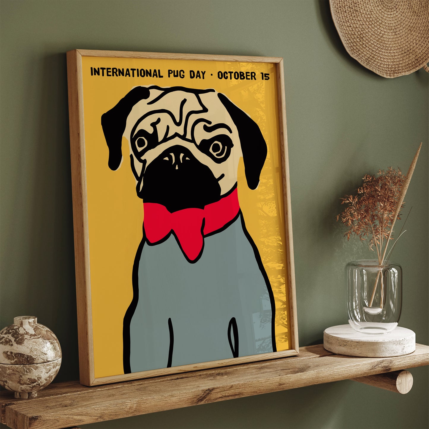 International Pug Day - Quirky Poster