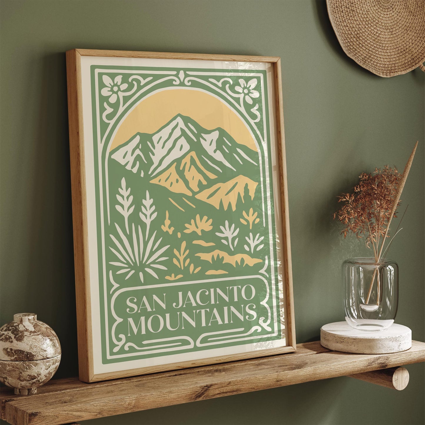 San Jacinto Mountains Travel Poster