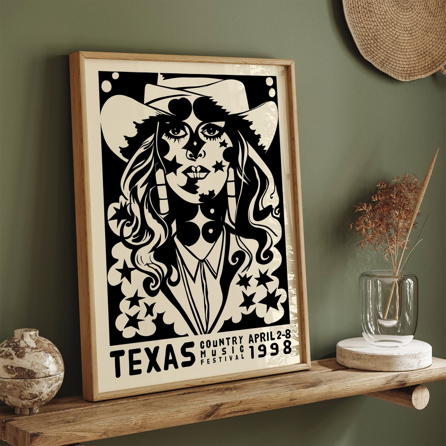 Texas Country Music Festival 1998 Poster