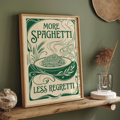 More Spaghetti Less Regretti Poster