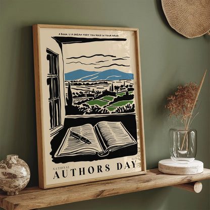 Authors Day Book Lovers Art Print