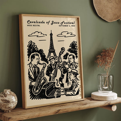 Vintage Jazz Music Poster